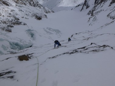 Magyar alpinisták másztak új variánst a Hochferner északi falán